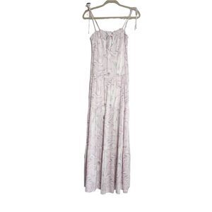 Buddy Love pink & purple water color swirl maxi